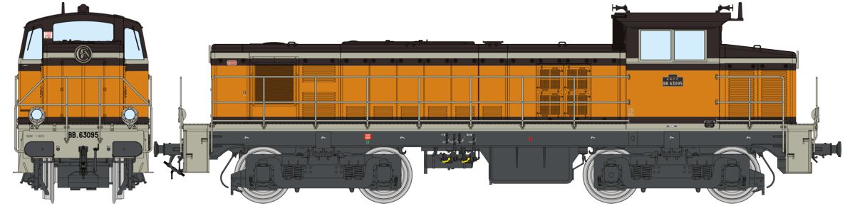 JM-015 SNCF Diesellok BB 63095 Ep.4/5