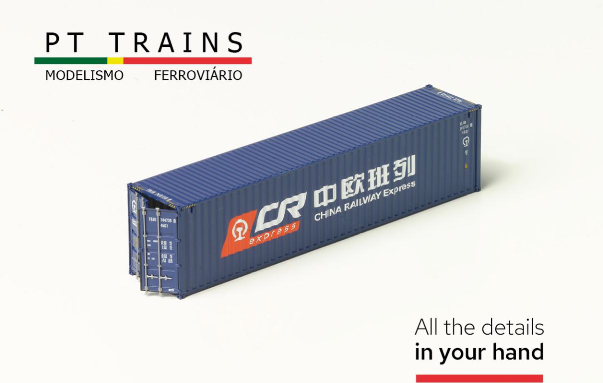 PT840405 Container 40´HC China Railways TBJU74473