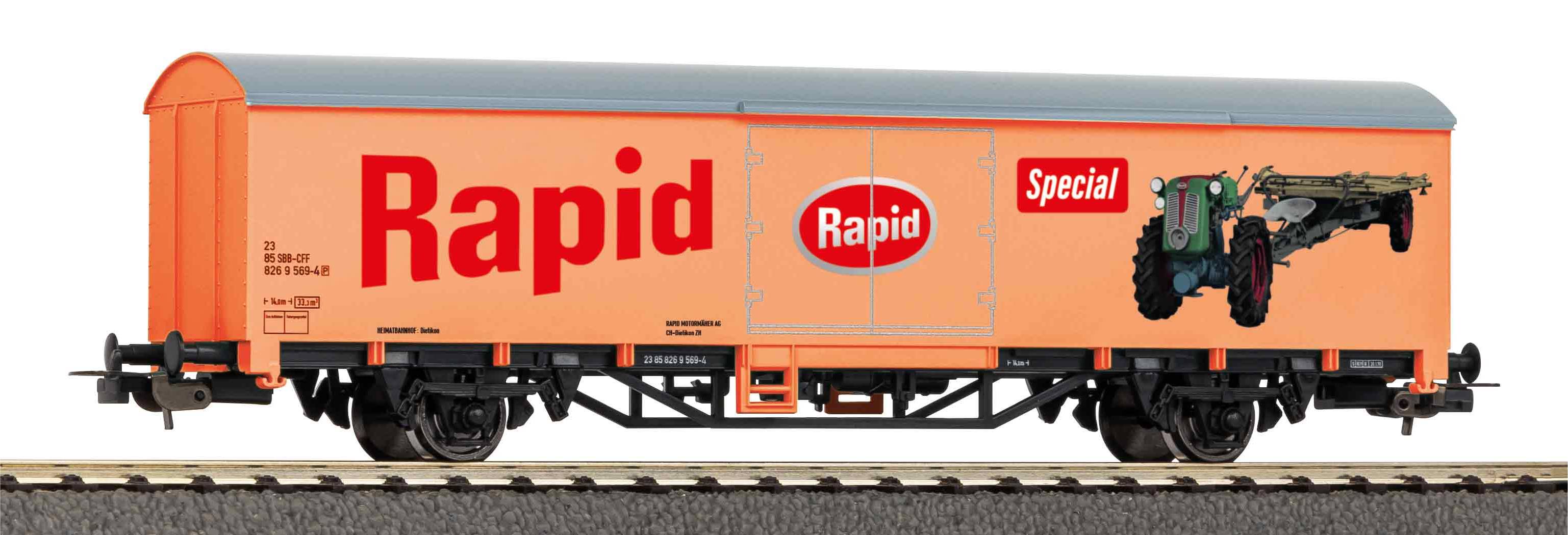 27707 SBB ged. Güterwagen "Rapid" Ep.4