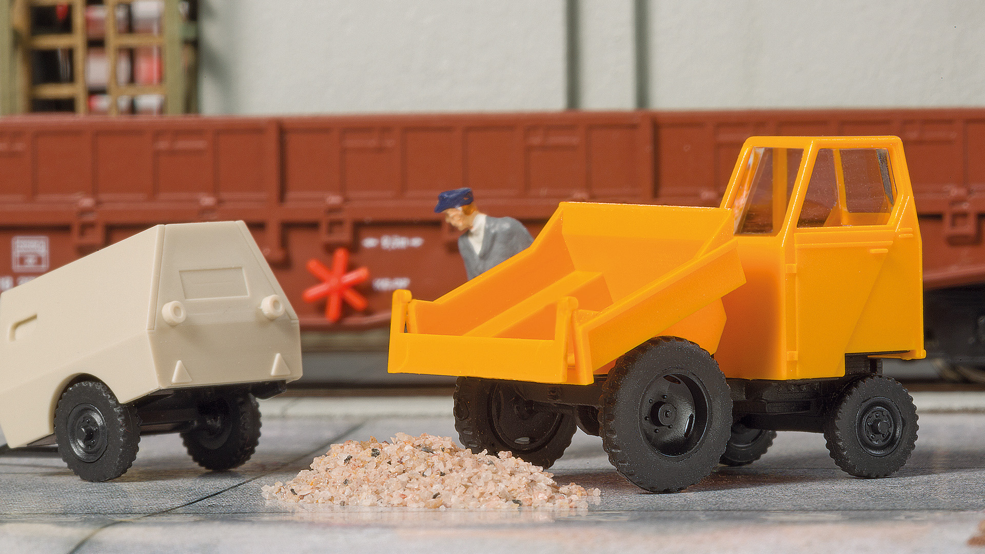 Auhagen 43698 Waran mit Kompressoranhänger