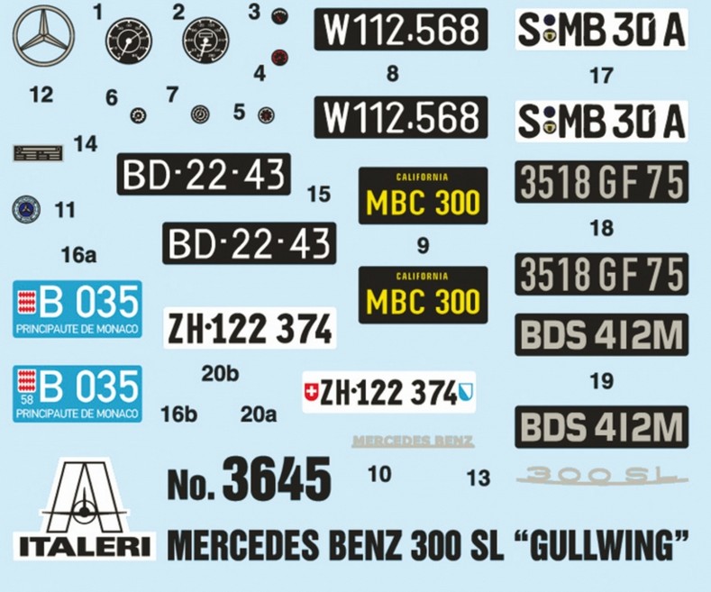 3645 MB 300 SL Gullwing