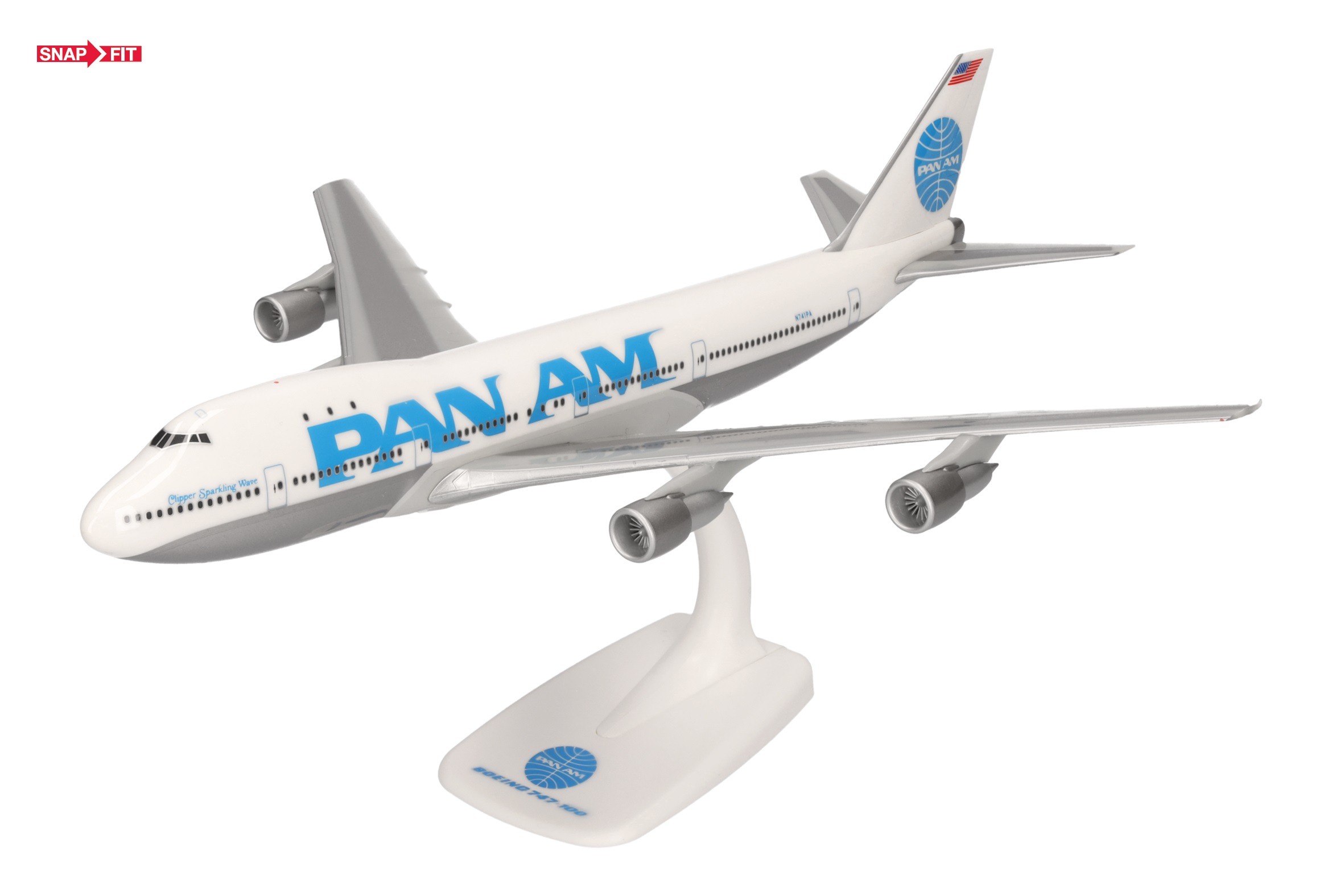 614153 SnapFit: Boeing 747-100 PanAm