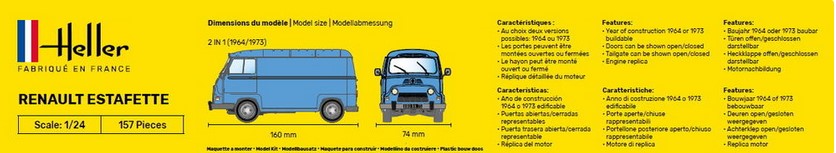 Heller 80743 Renault Estafette