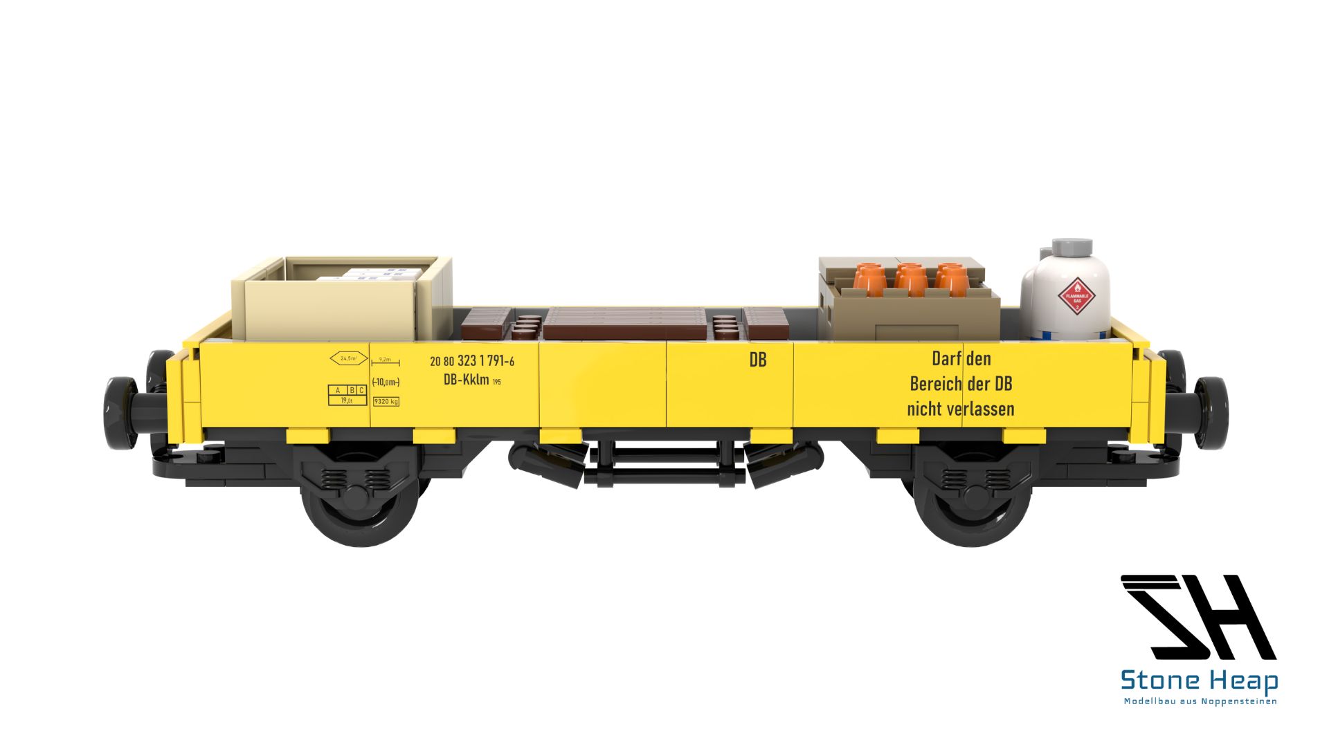 SH-3024 DB Niederbordwagen Kklm 505