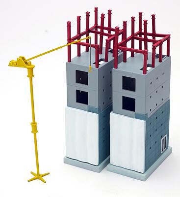 971967 Hochhausgebäude im Bau