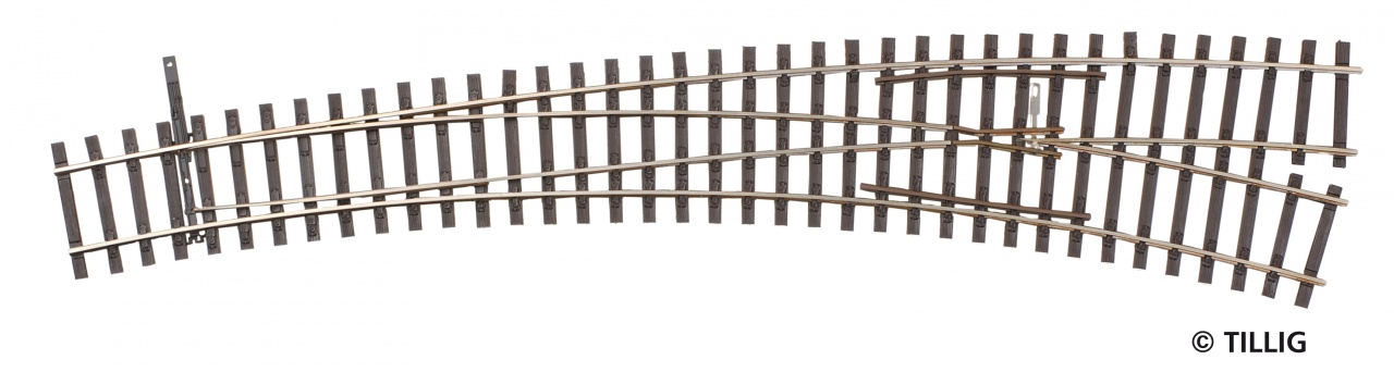 85313 Hand-Innenbogenweiche rechts 20,7°/32,7°