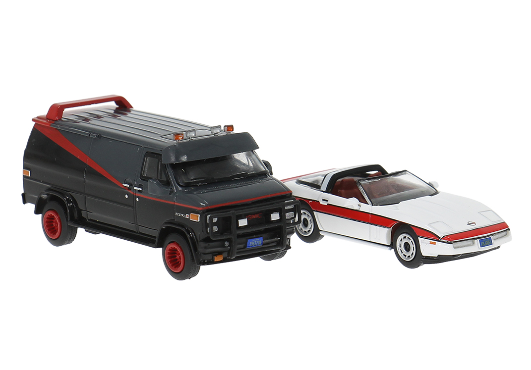 90501 2er Set: GMC Vandura & Corvette C4