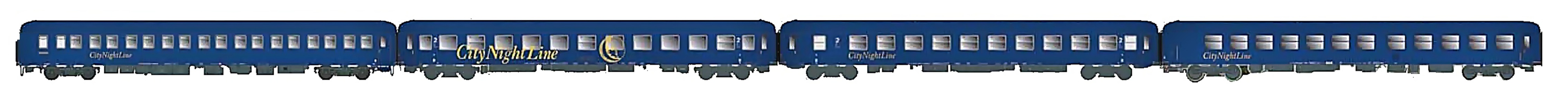 55366 DB CNL Schlafwagen-Set 4-tlg. Ep.5/6