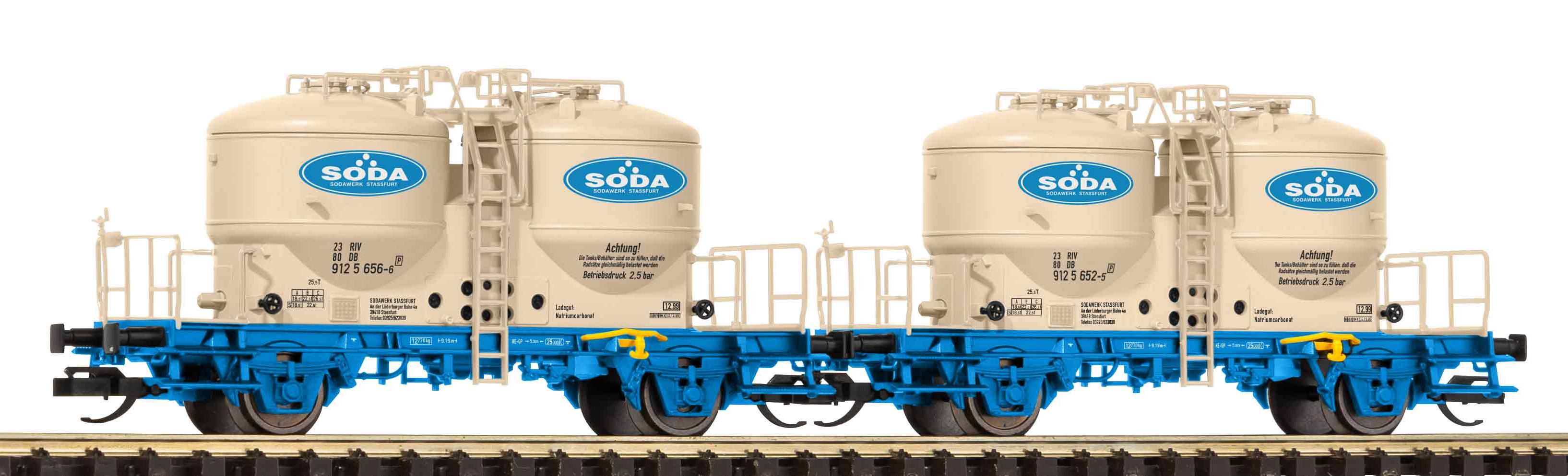 Piko 47682 DBAG Zementsilowg. "Soda" Set 2tlg. Ep.5