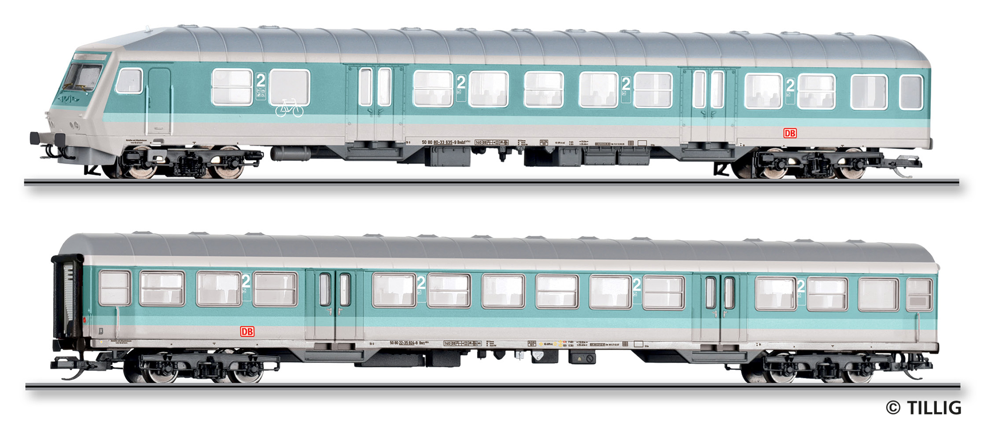 01125 Reisezugwagenset der DB AG, bestehend a
