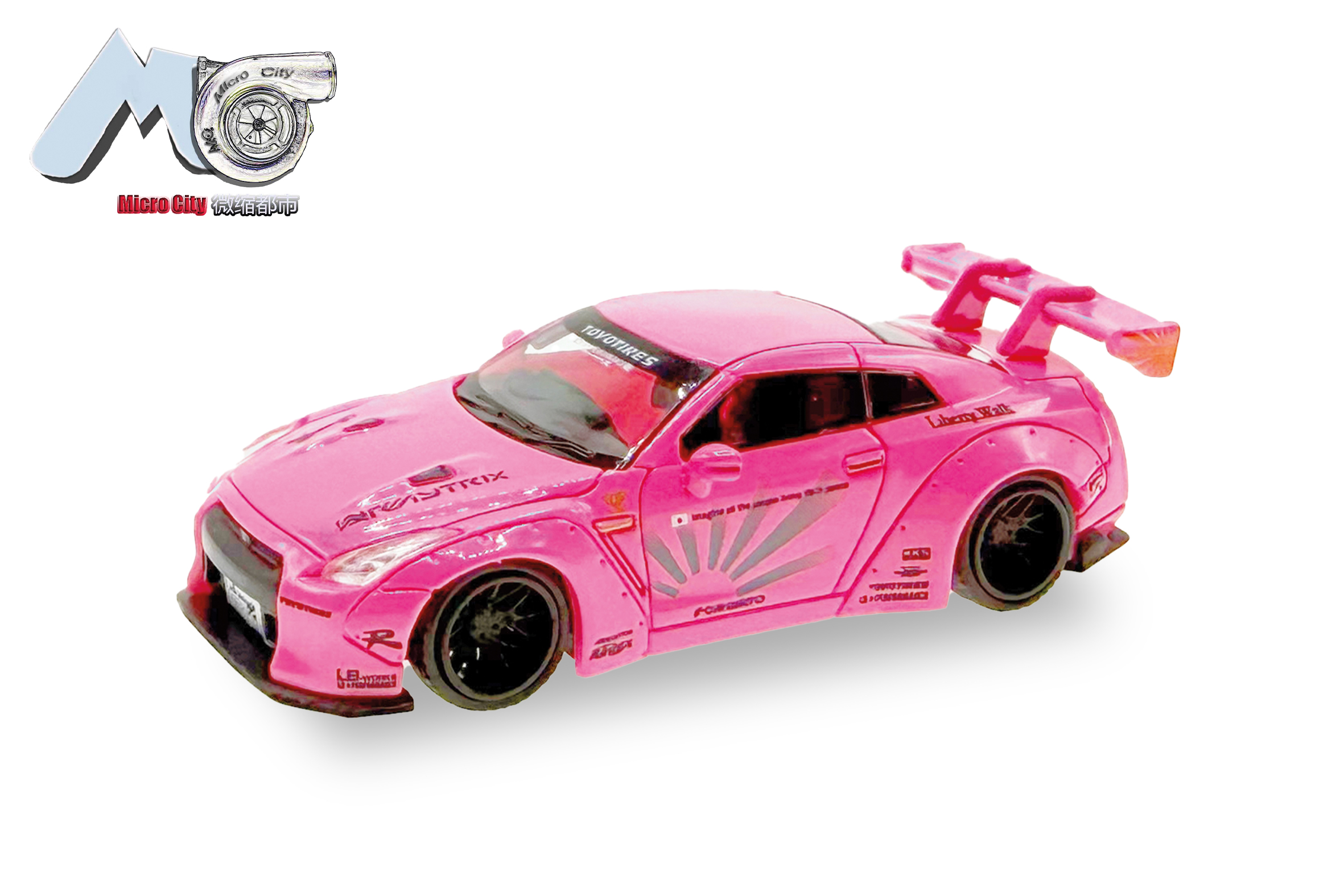 87MC000049 MicroCity: Nissan GT-R (R35) pink