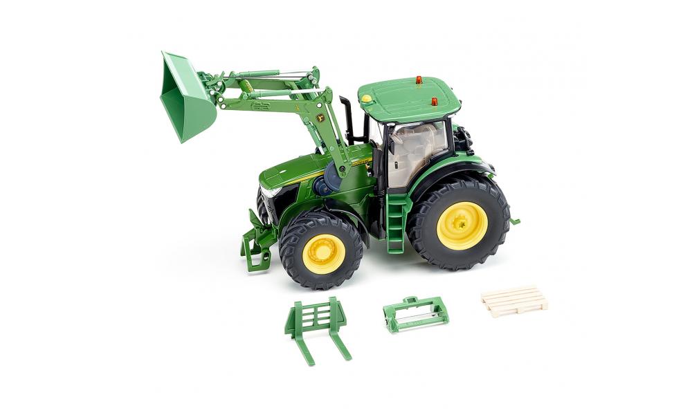 6792 John Deere 7310R mit Frontlader