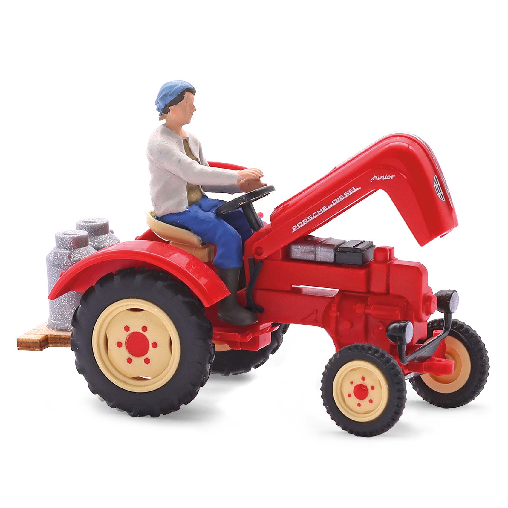 50013 Traktor Porsche m. Bäuerin