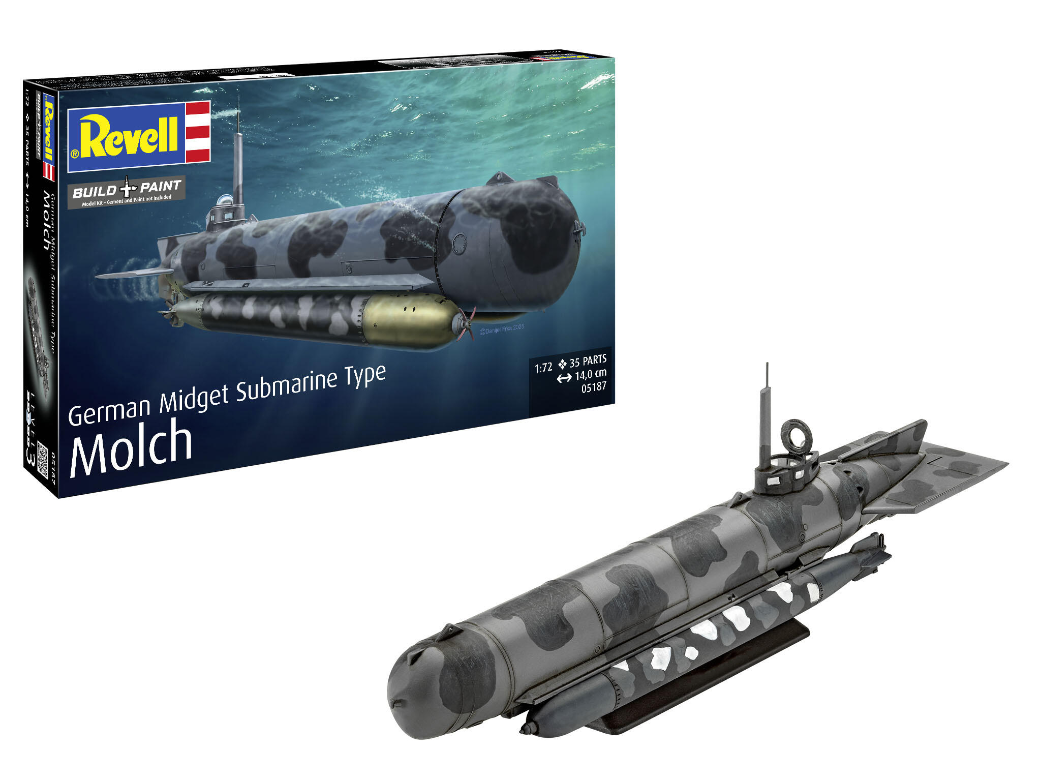 05187 German Midget Submarine Type Molch