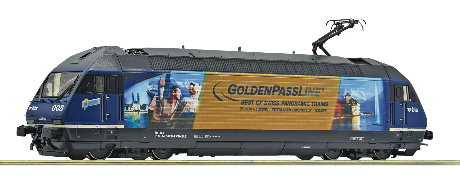 Roco 7510172 BLS E-Lok Re 465 008-1 "GoldenPa."Ep.5/6