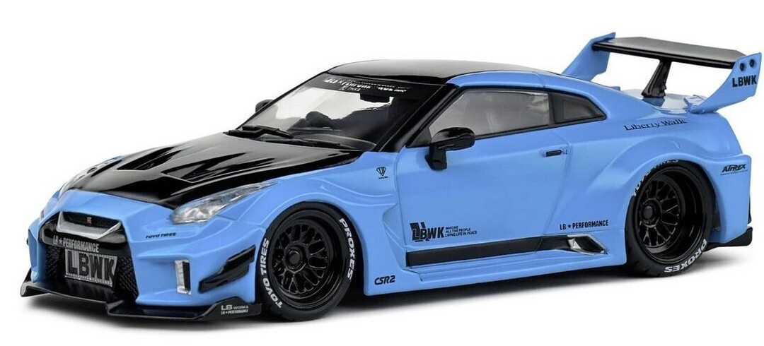 Solido S4311209 Nissan GTR35 Liberty Walk Silhouette bla