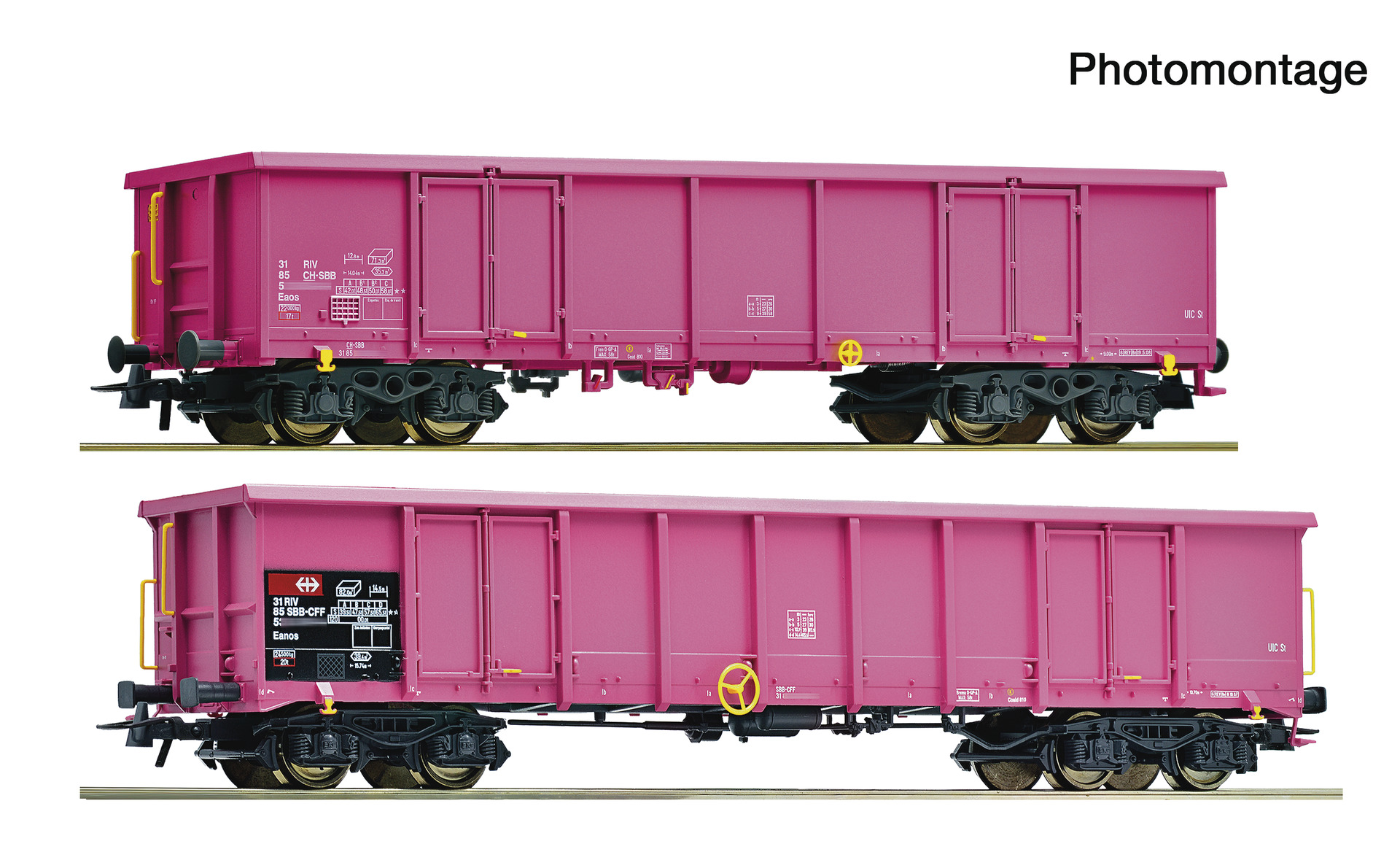 6600354 SBB offene Güterwagen-Set 2-tlg. Ep.5/6