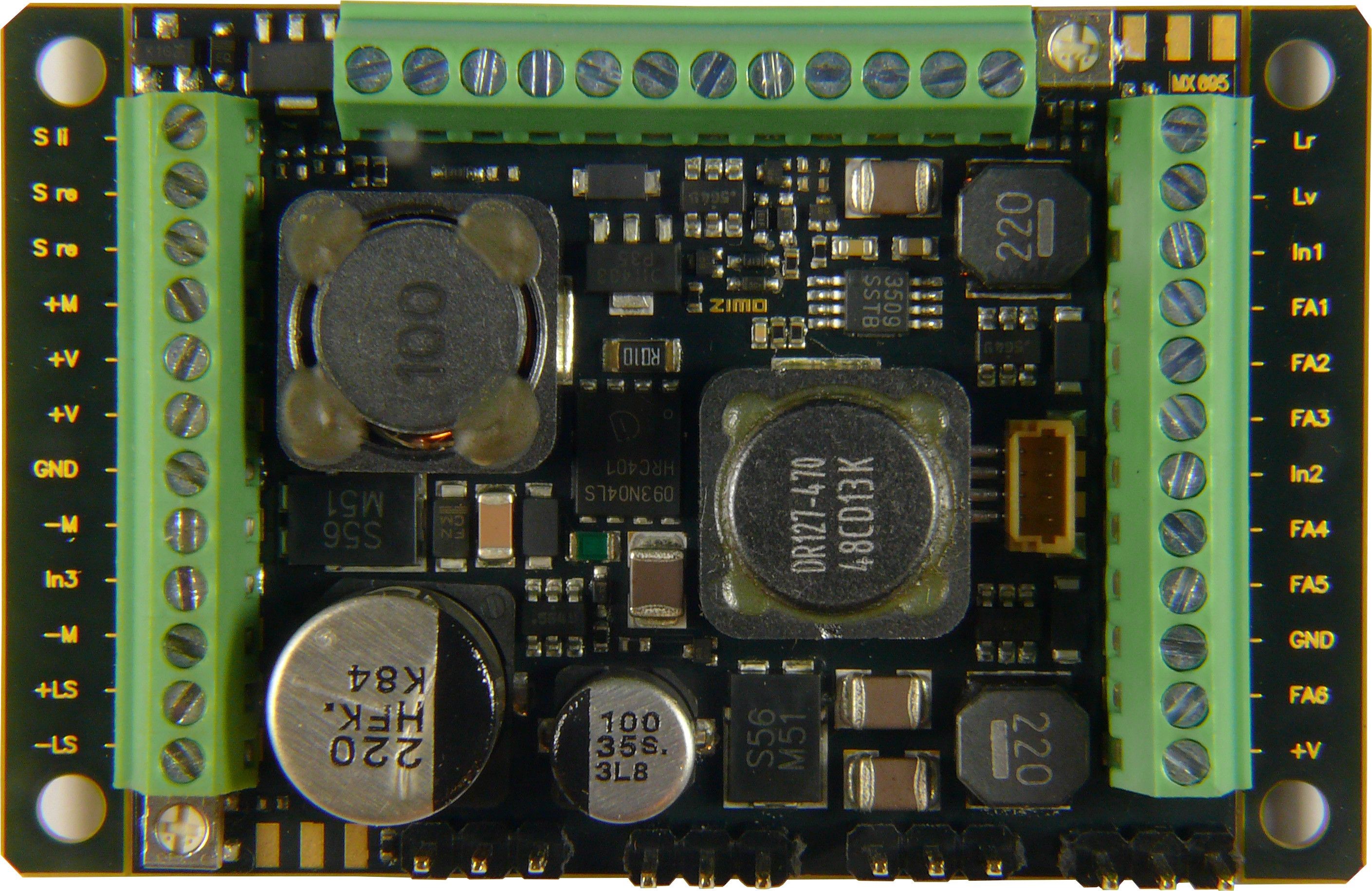 Zimo MX695KV Großbahnsounddecoder 3x NV