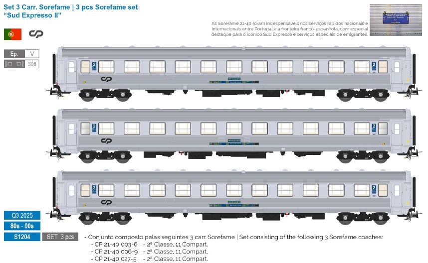 S1204 CP Personenwagen-Set 3-tlg. Ep.5