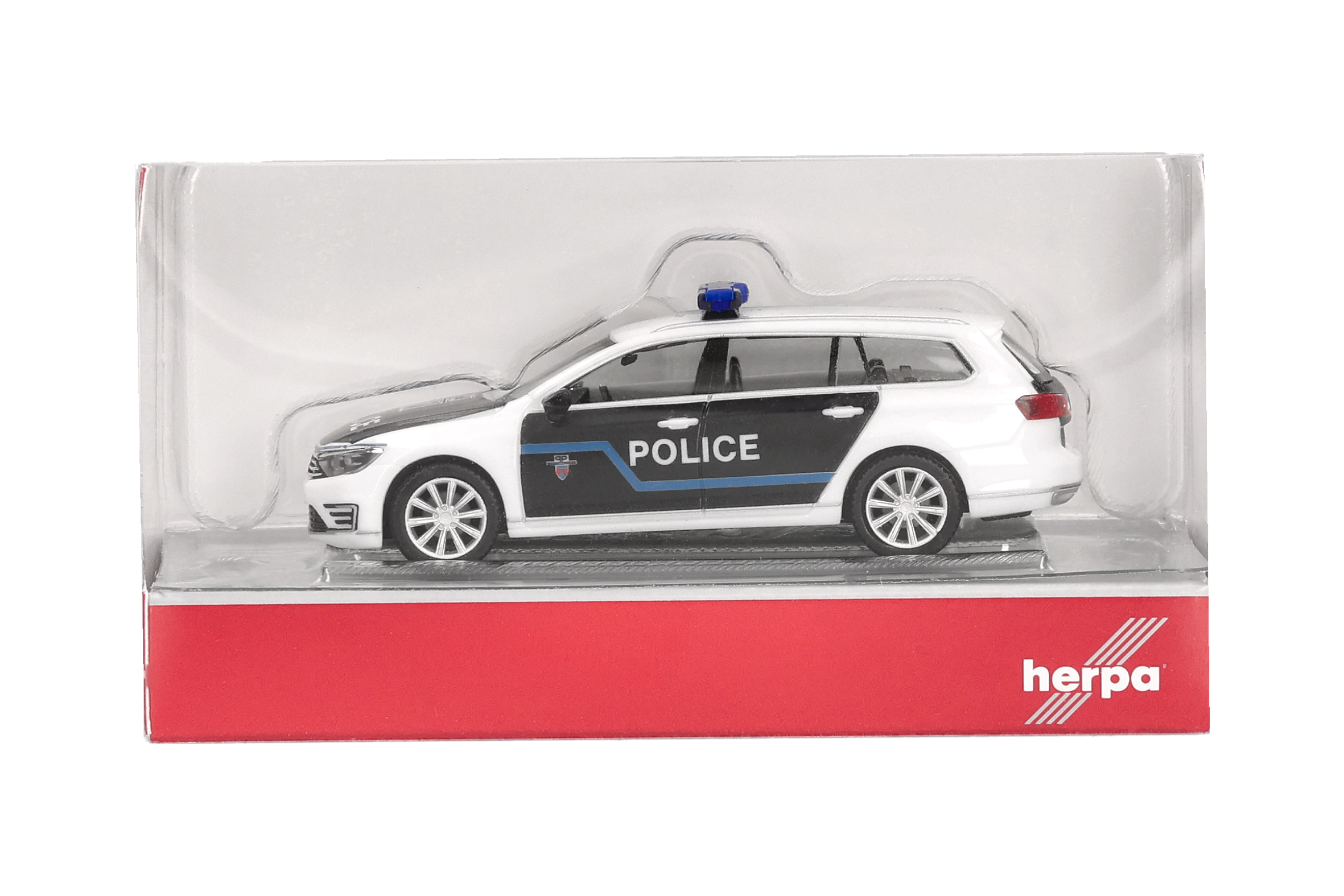 Herpa 099097 VW Passat Variant GTE Police Paris