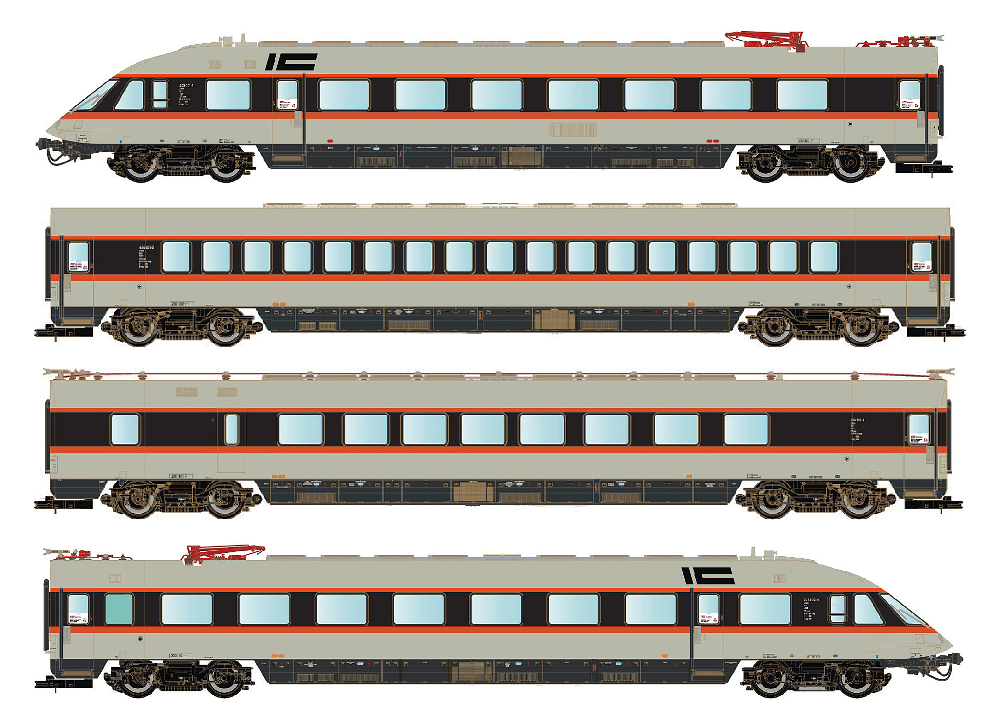 16002 DB IC Triebzug ET403 4-tlg Ep.4a