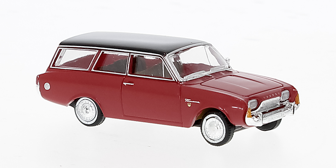 19478 Ford Taunus (P3) Turnier rot/schwarz