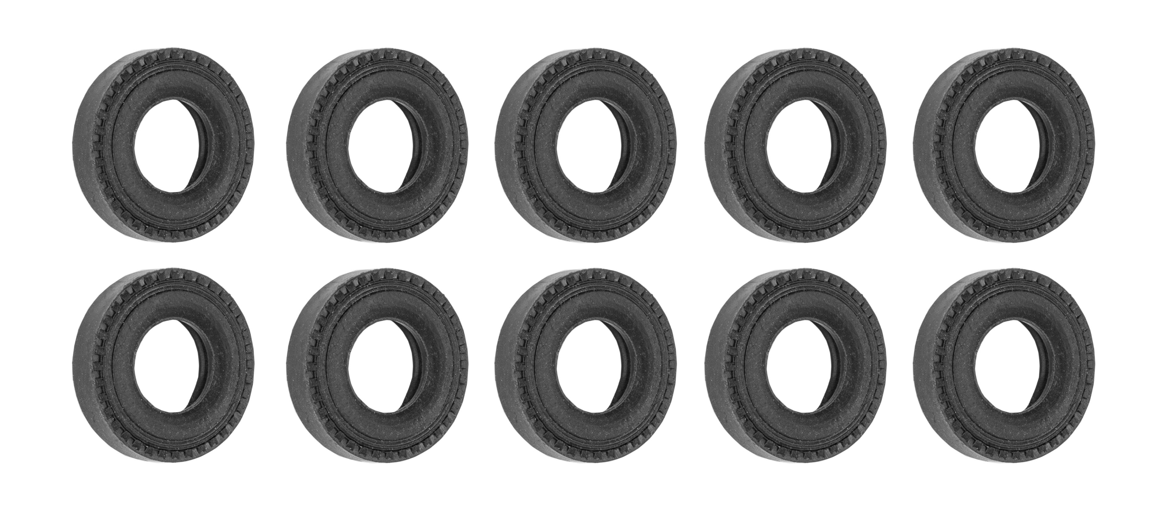 8425 CarMotion: H0 Set Gummireifen, 10 Stück