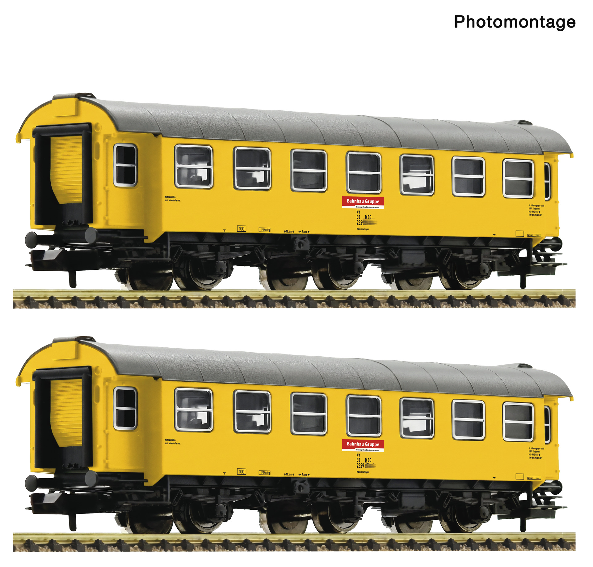 6260123 DB AG Umbauwagen-Set 2-tlg. Ep.6
