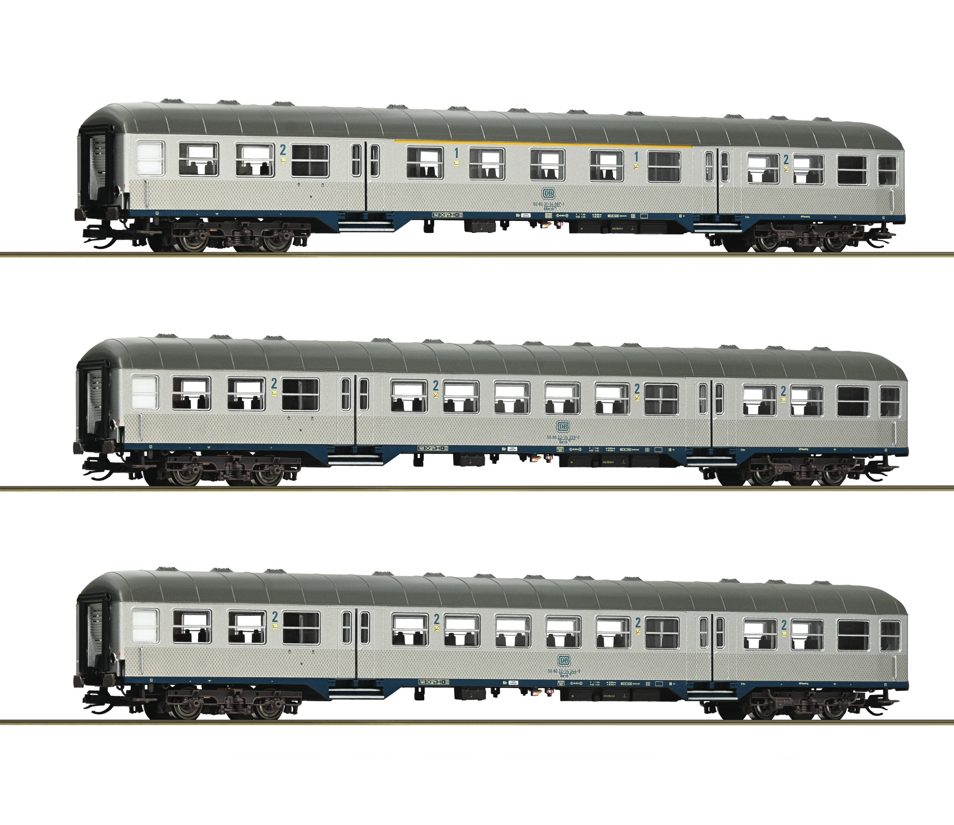 6280023 DB Nahverkehrswagen-Set 3-tlg. Ep.4