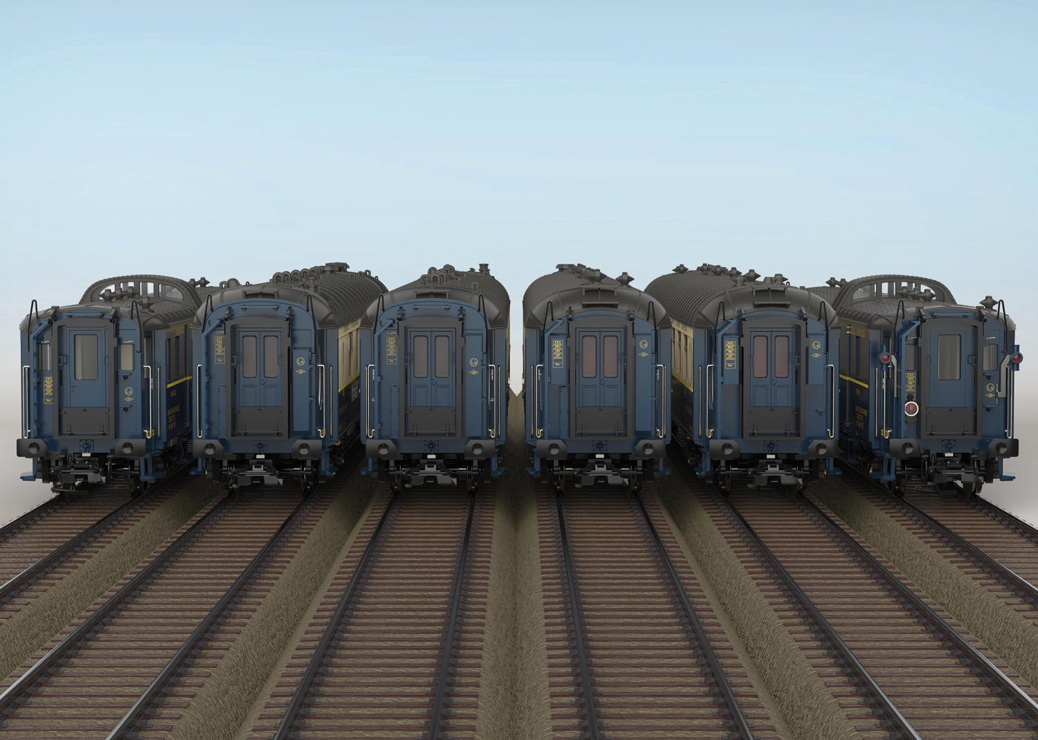 Trix 26470 CIWL Pullmanwagen-Set Edelweiß“Ep.2