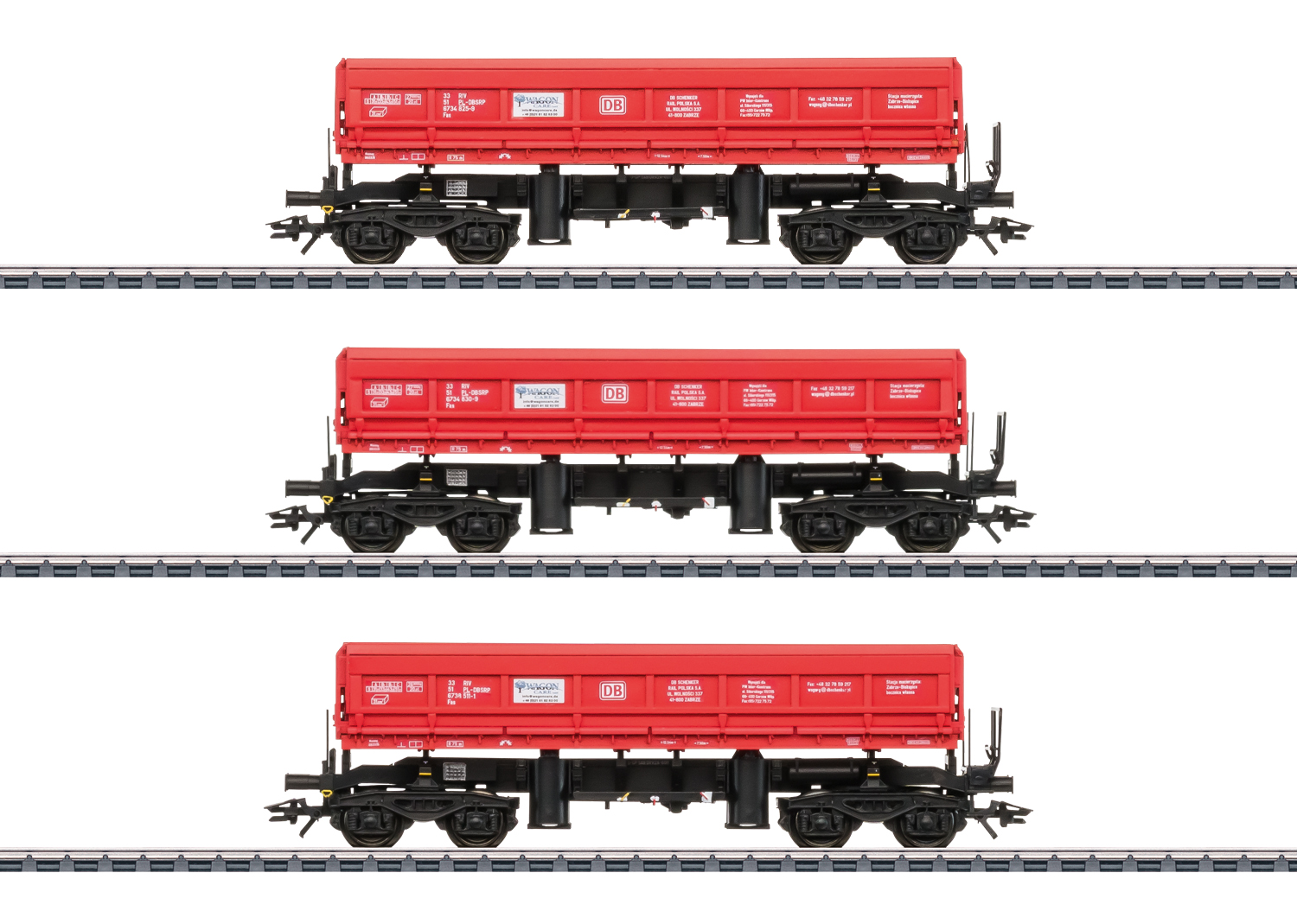 48458 DB Schenker Seitenkippwg. Set 3tlg. Ep.6