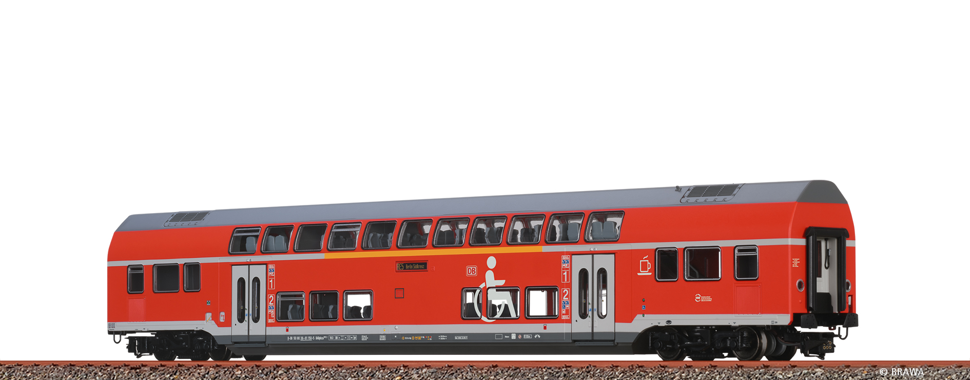 70189 DB AG Mittelwagen 1./2.Kl BR 446 Ep.6