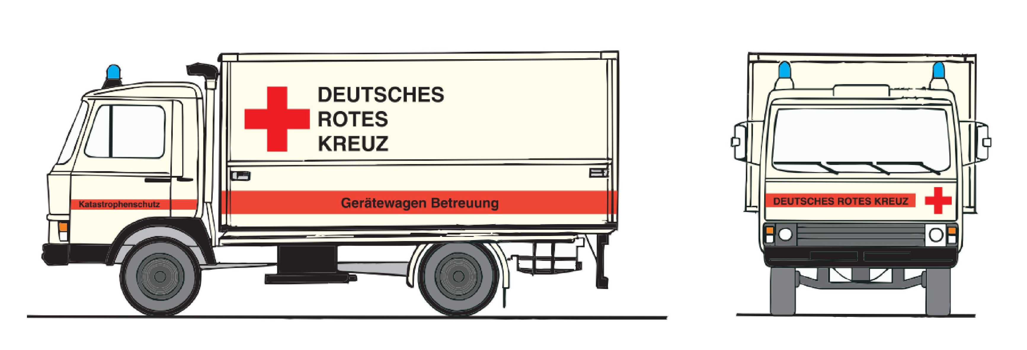 4026 Magirus Deutz Zeta 90M5 GW-Öl DRK