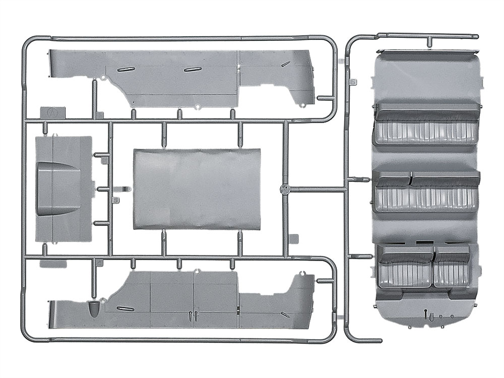 Tamiya 28101 ClickLoc: VW T1/2 Samba-Bus rot/creme