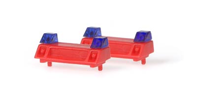 70064 Blaulichtbalken rot 6 St.