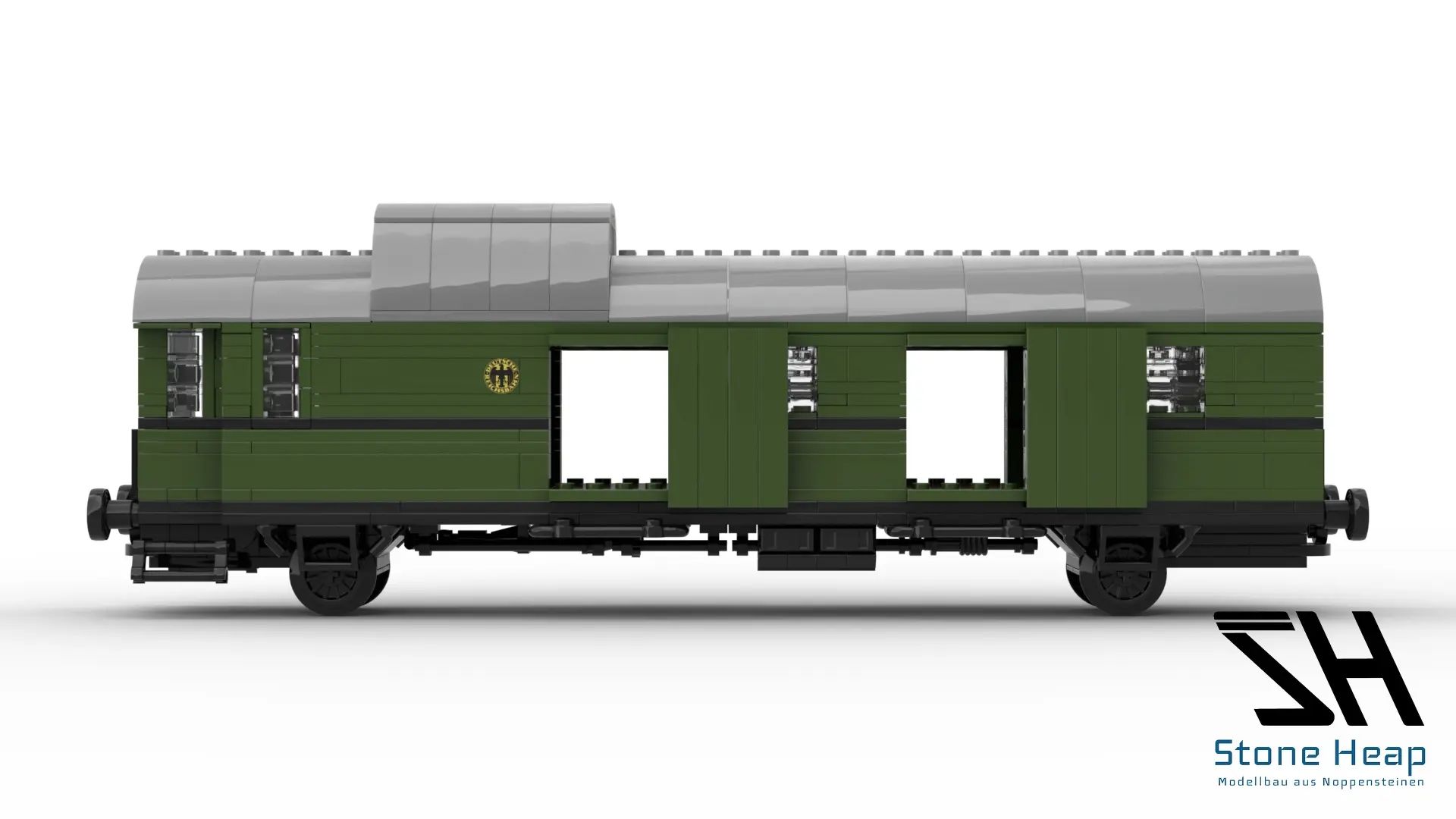 STONE HEAP SH-3006 Personen und Gepäckwagen 2 in 1