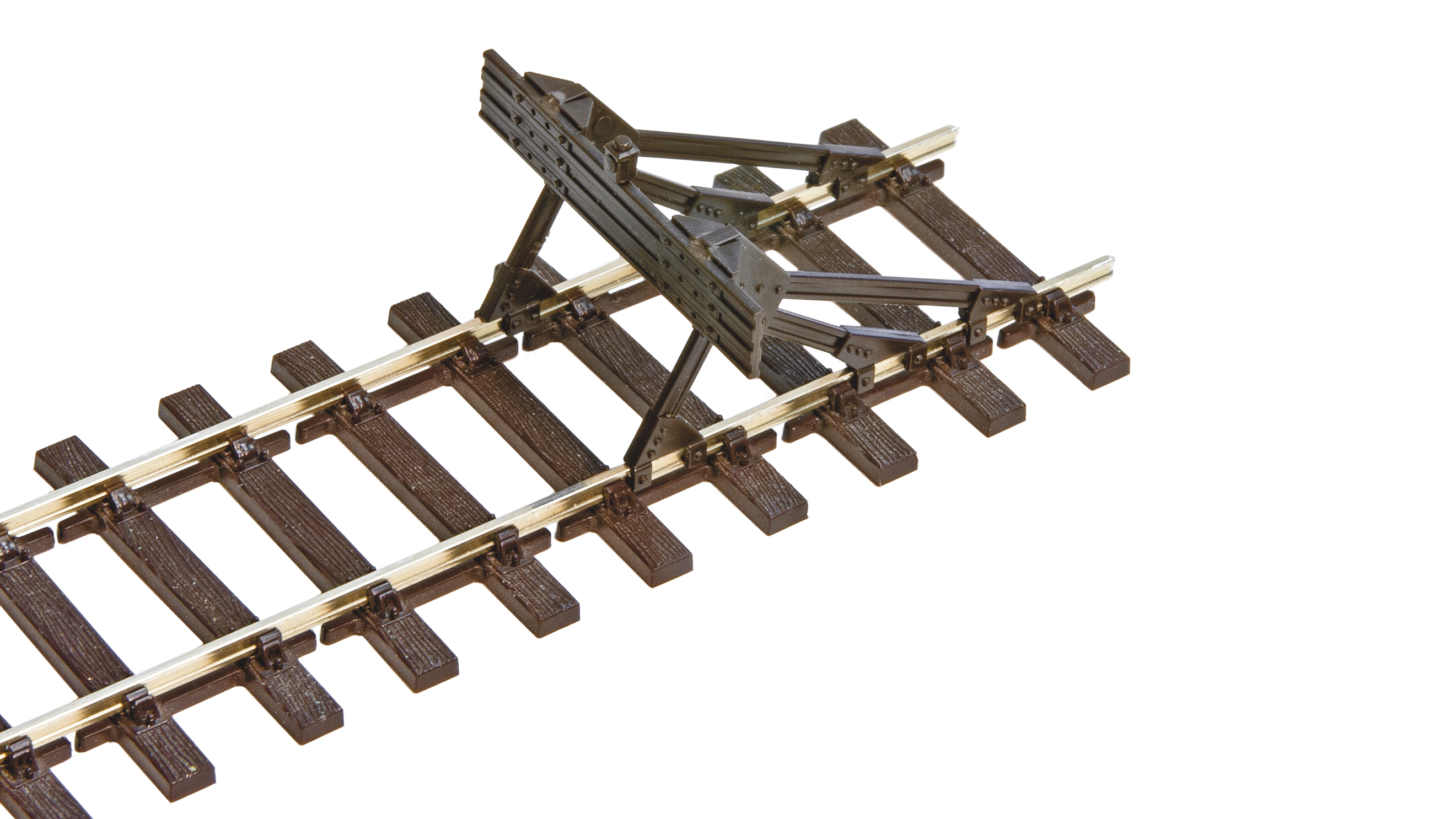 SL1140 Bullhead Buffer Stop, Schiene gebaut