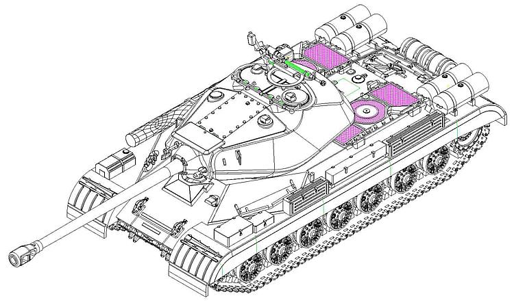 757143 Soviet JS-4 Heavy Tank