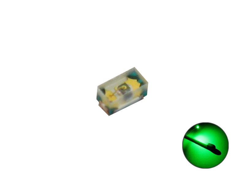 50538 LED SMD 0402 echtgrün / truegreen / neo