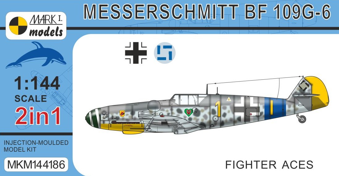 MKM144186 Bf 109G-6 'Fighter Aces' (2in1)