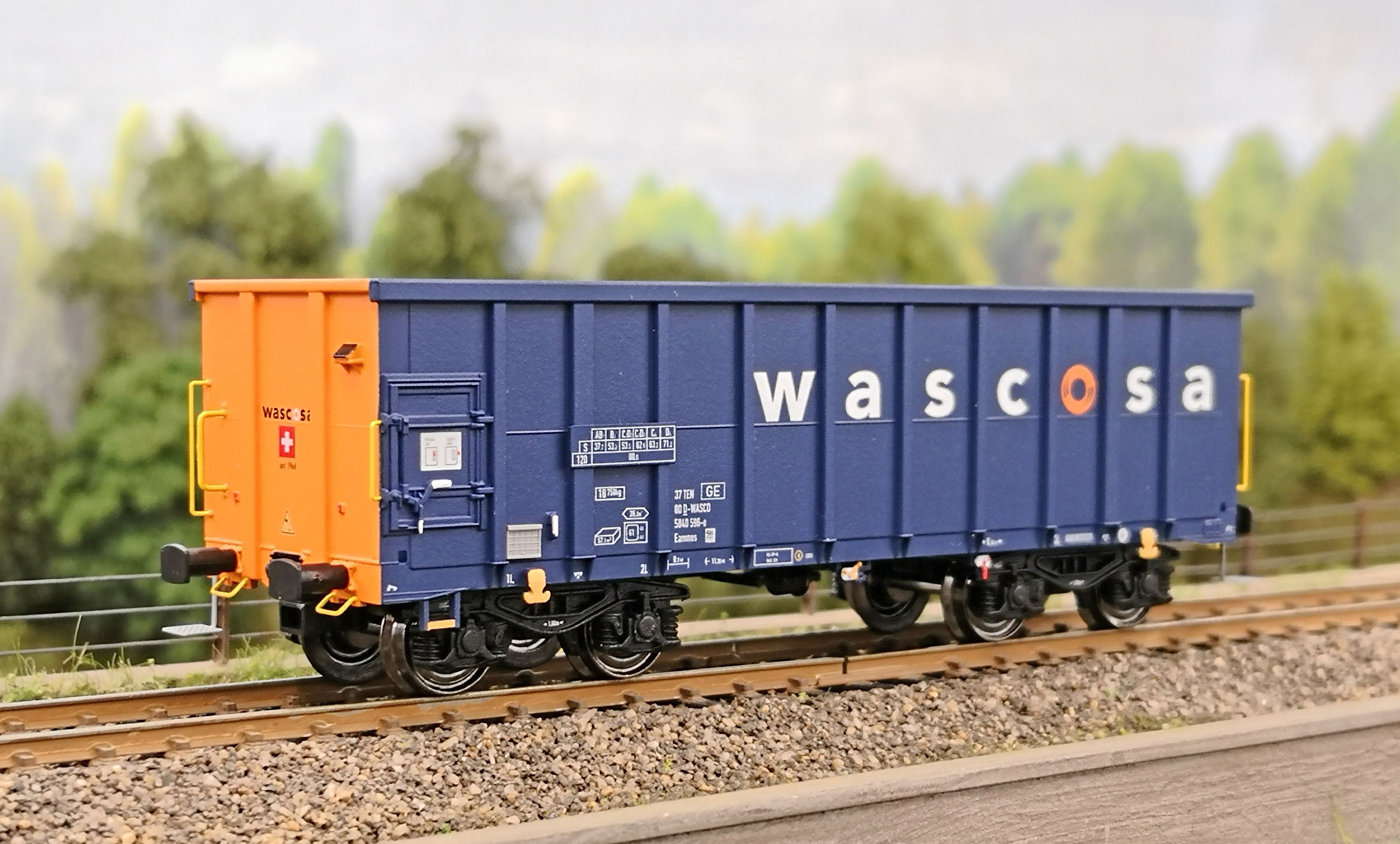 NME 543673 WASCOSA Off. Güterwag. Eamnos 57m³ Ep.6