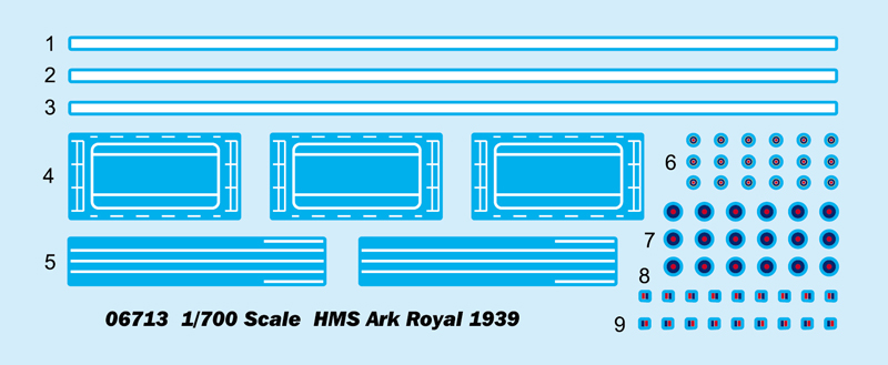 Trumpeter 756713 HMS Ark Royal 1939