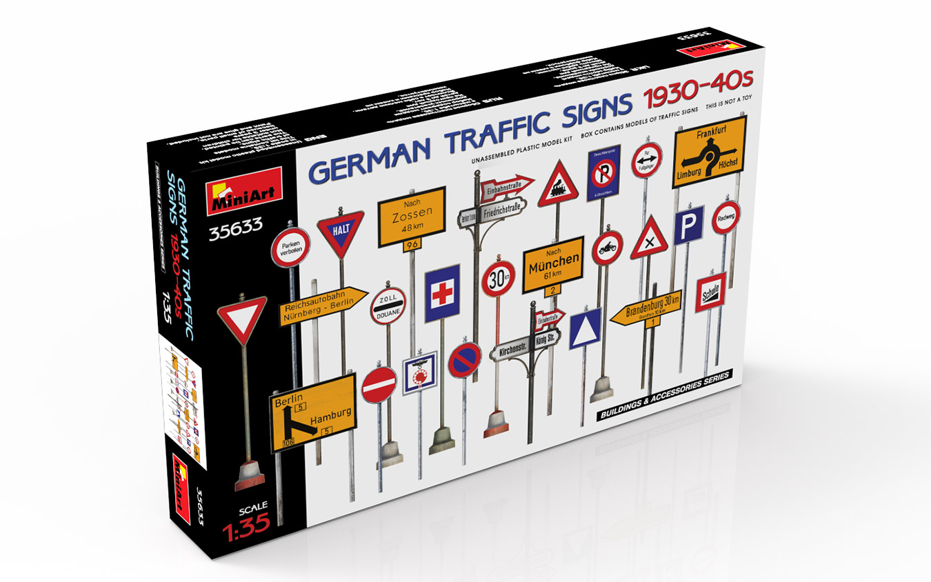 MiniArt 35633 Deutsche Verkehrschilder 1930-1940