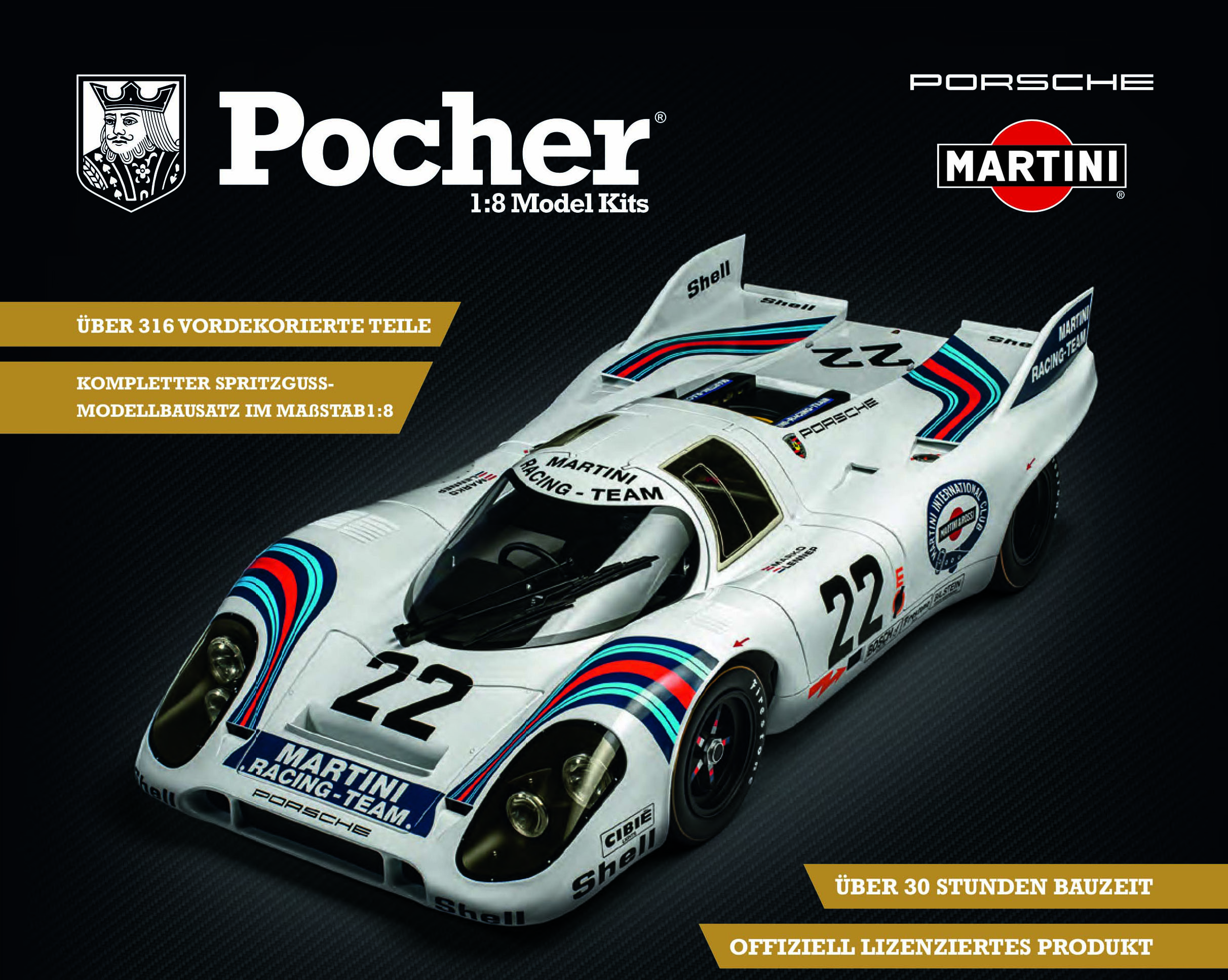 HK122 Porsche 917K MARTINI Edition
