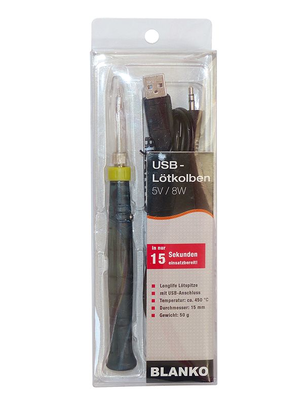 30532 USB Lötkolben Set 5V / 8W