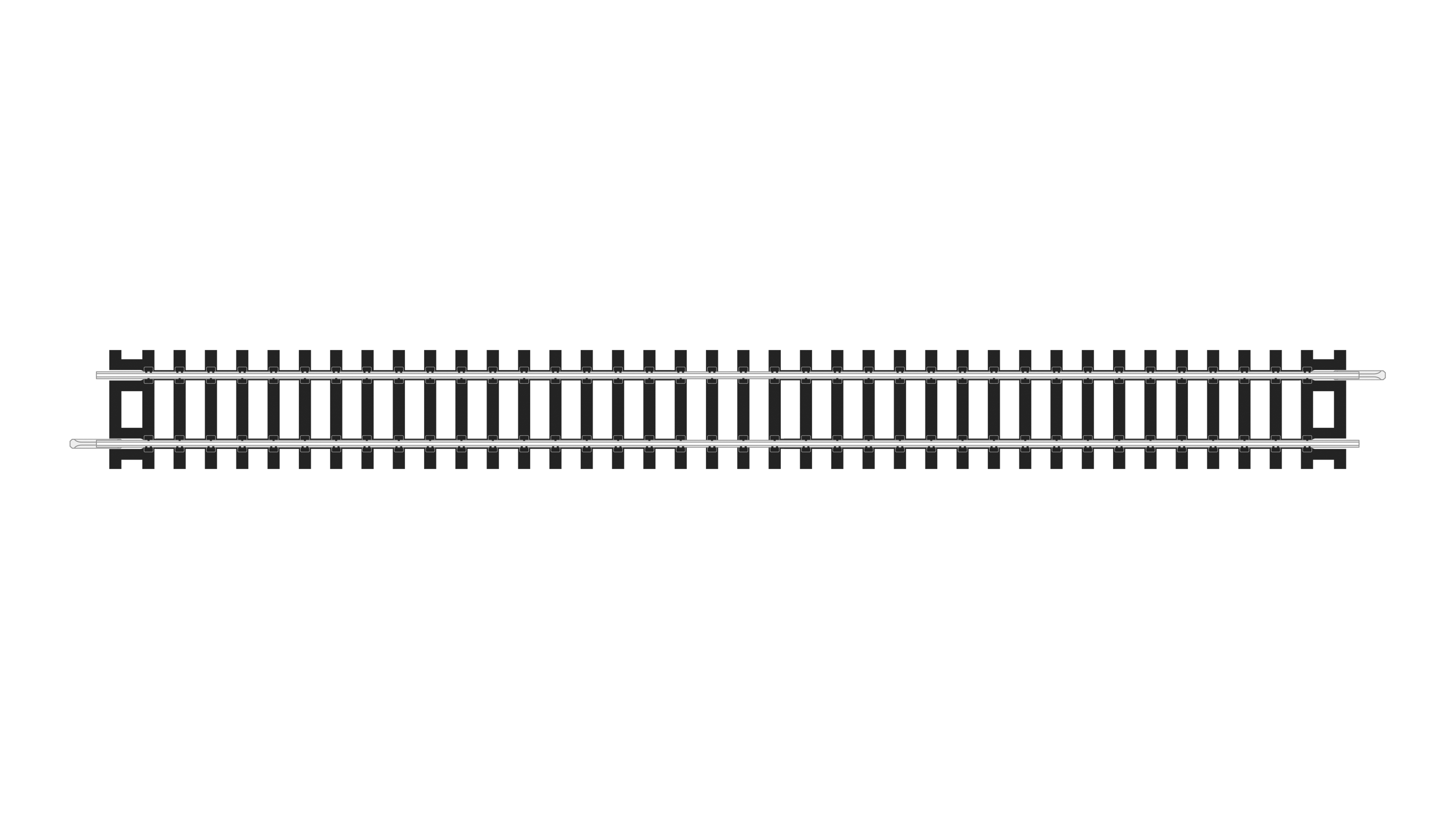ST1272 C55 Gleis gerade 236 mm, (4)