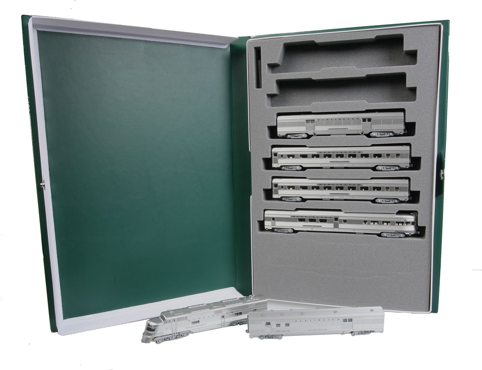 106-090DCC CB&Q Silver Streak Zug-Set 6-tlg. Ep.3