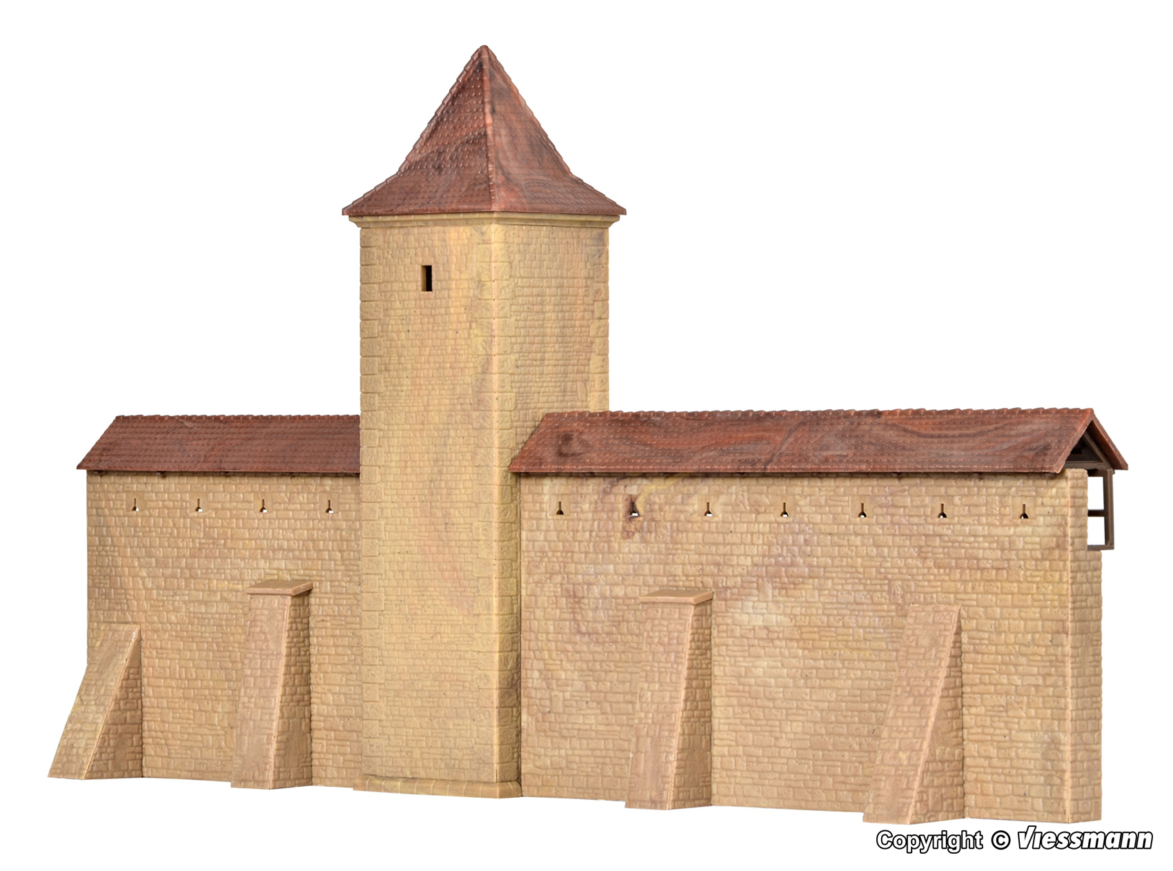 Kibri 37108 Wehrturm mit Mauer in Rothenburg