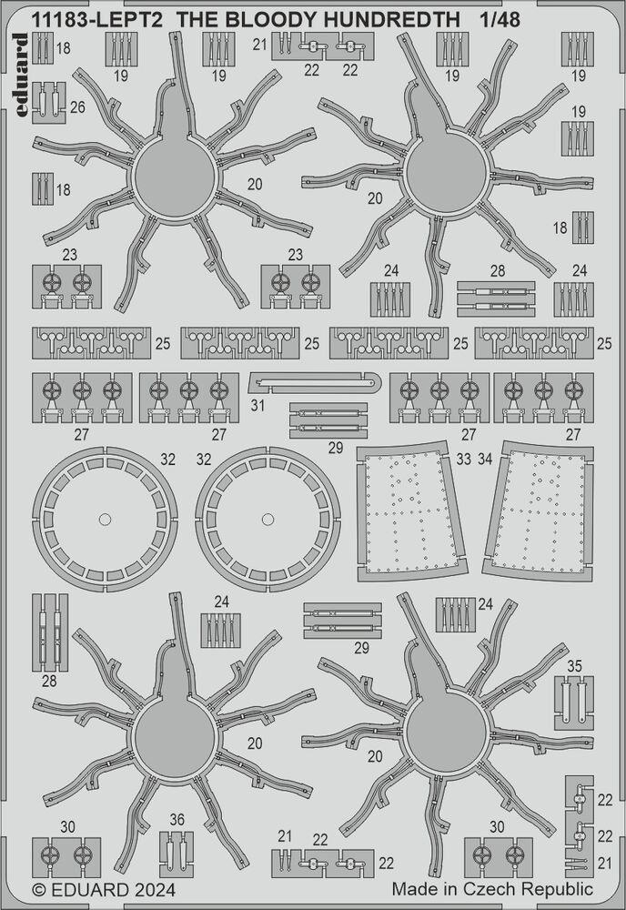 Eduard 11183 B-17F The Bloody Hundredth 1943