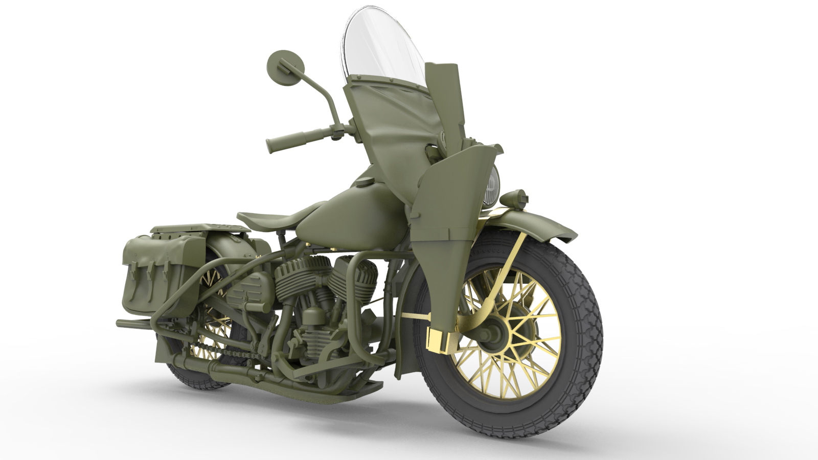 MiniArt 35168 U.S.Millitary Policeman with Motorcycle